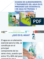 4 Practicas Adecuadas de Almacenamiento Manipulacion y Tratamiento Del Agua en El Hogar Enfermedades Que Ocasiona El Consumo de Agua No Tratada y