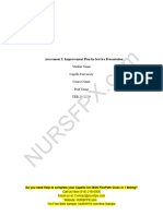 Nurs FPX 4020 Assessment 3 Improvement Plan in Service Presentation