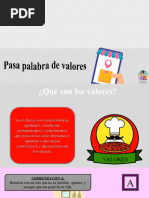 Pasapalabra Valores (PIZZERÍA)