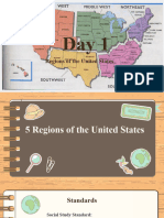 Regions of The United States Day 1