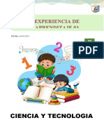 Sesión de Aprendizaje Cyt 02 Mayo