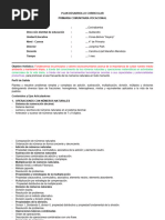 Plan Desarrollo Curricular (PDC)