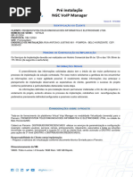 Pré Instalação Virtua VoIP Manager - Promosystem - OP 61 - 2024