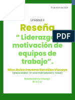 Liderazgo y Motivación de Equipos de Trabajo