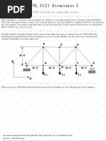 (TECH) Analyzing Trusses With Sap2000