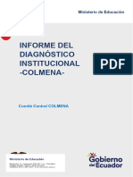 Modelo Informe Diagnostico Institucional