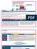 Español 1° (2do Periodo) Programa Analitico Téc. 32