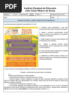 Atividade de Revisão - 9° Ano