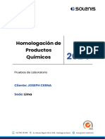 Informe Clarificación de Aguas - Prueba Laboratorio Jar Test