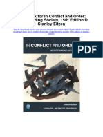 Full Download Test Bank For in Conflict and Order Understanding Society 15Th Edition D Stanley Eitzen PDF