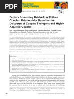 NOU-NEIMPRIMATFactors Preventing Gridlock in Chilean Couples' Relationships Based On The Discourse of Couples Therapists and Highly Adjusted Couples