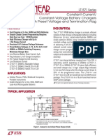 Features: LT1571 Series Constant-Current/ Constant-Voltage Battery Chargers With Preset Voltage and Termination Flag