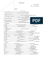 Daily Exercise First Conditional Univ 5