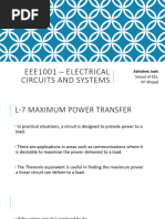 Eee1001 - Electrical Circuits and Systems: Abhishek Joshi