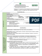 PLANO DE AULA Matemática 7º Ano 2-2