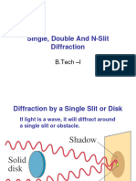 Single Double NSlit Diffraction