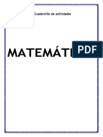 Cuadernillo de Repaso Matemática