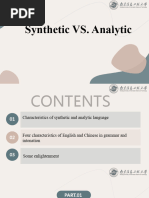 U5 Synthetic and Analytic