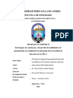 Universidad Peruana Los Andes: Escuela de Posgrado