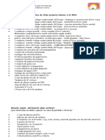 Lista de Útiles 1°A 2024-1