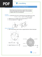 Edited Formula Sheet Moving Charges and Magnetism