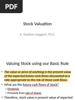 WK 8.1 - Stock Valuation