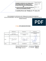 Procedimiento Lineas y Equipos Energizados en Trafos Molinos 275 MODIFICADO PARA SP