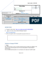 5e - Technologie - Python - Activité 1