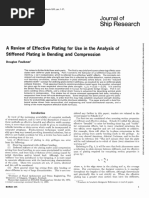 Faulkner - 1975 - A Review of Effective Plating For Use in The Analysis of Stiffened Plating in Bending and Compression-Annotated