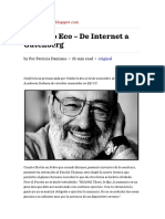 Eco (1996) - de Internet A Gutenberg