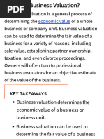 Unit 4 Valuation of Target Companies