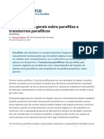 Considerações Gerais Sobre Parafilias e Transtornos Parafílicos - Distúrbios de Saúde Mental - Manual MSD Versão Saúde para A Família