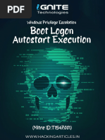 Boot Logon Autostart Execution (Startup Folder)