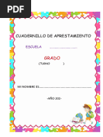 Cuadernillo de Aprestamiento 2022