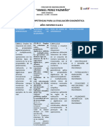 Matriz de Competencias para La Evaluación Diagnóstica