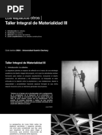 Inicio - Materialidad III