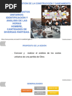 SESION10-Análisis de Costos Unitarios