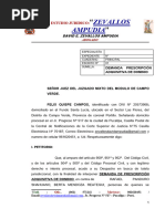 Demanda de Prescrippcion Adquiditiva Quispe Campos Felix