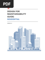 Design For Maintainability Guide Residential (Version 2 0)