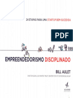 Resumo Empreendedorismo Disciplinado 24 Etapas para Uma Startup Bem Sucedida Bill Aulet