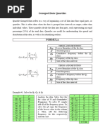 Grouped Data Quartiles