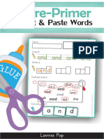 Sight-Words Cut & Paste