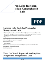 Laporan Laba Rugi Dan Penghasilan Komprehensif Lain