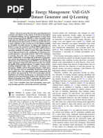 Smart Home Energy Management VAE-GAN Synthetic Dataset Generator and Q-Learning