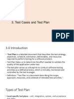 3.test Cases and Test Plan