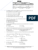 Test Trigonometry+coordinate Geometry 1 2 Without Answer Key