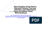 Advanced Data Analytics Using Python With Architectural Patterns Text and Image Classification and Optimization Techniques 2Nd Edition Sayan Mukhopadhyay Full Chapter