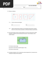 Ficha Áreas e Figuras Equivalentes - 5 Ano