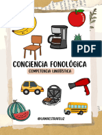 Conciencia Fonológica Tarjetas