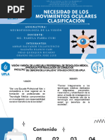 Necesidad de Los Movimientos Oculares - Clasificación